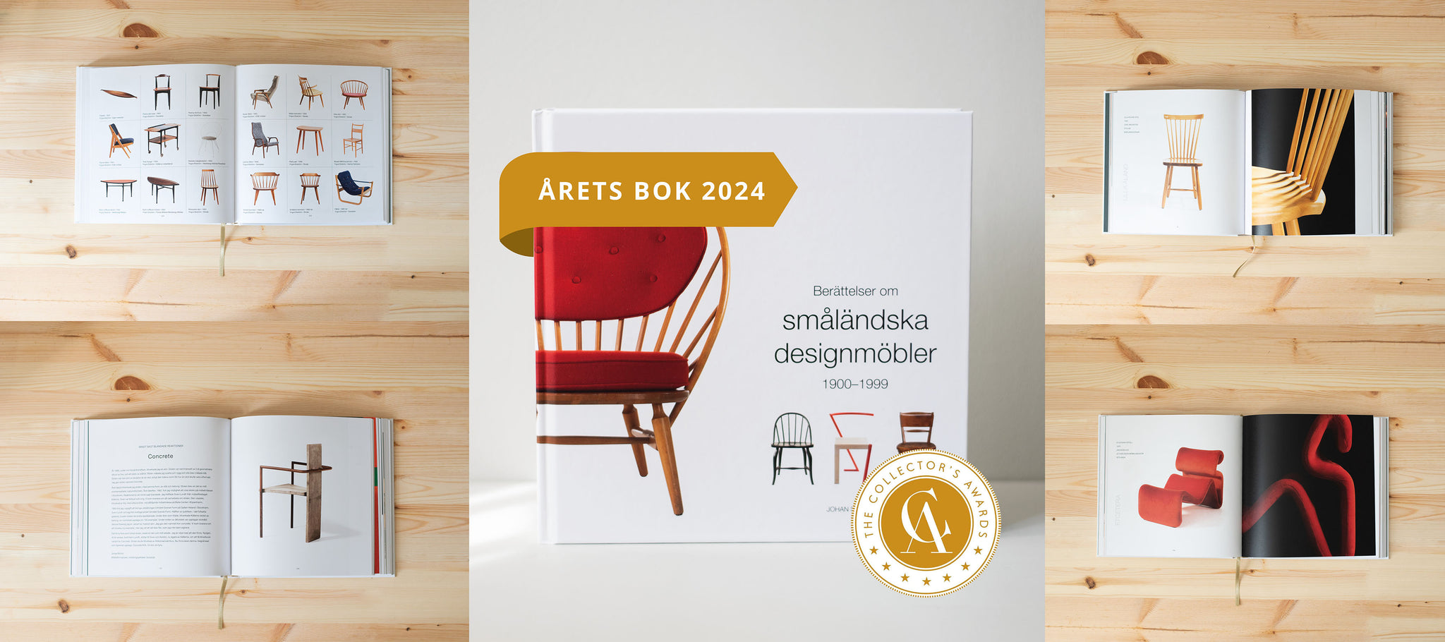 Berättelser om småländska designmöbler Årets bok 2024